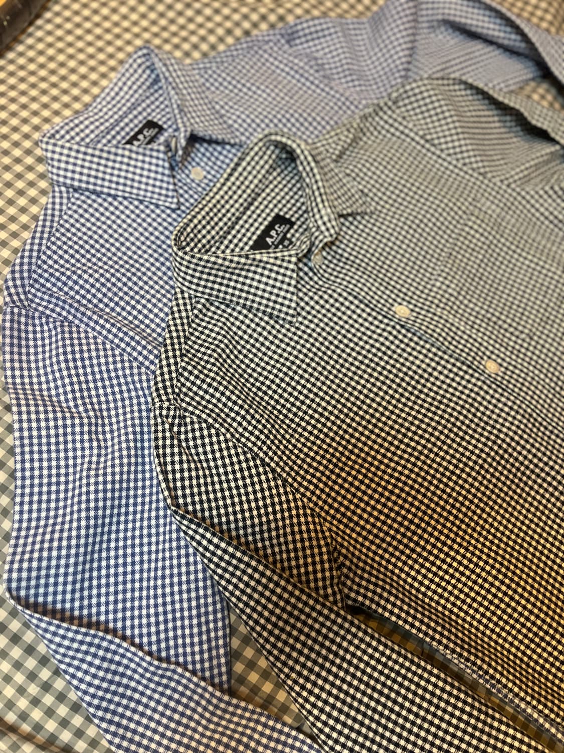 A.P.C  아페쎄 깅엄 헤비코튼 셔츠 XS 상품이미지8