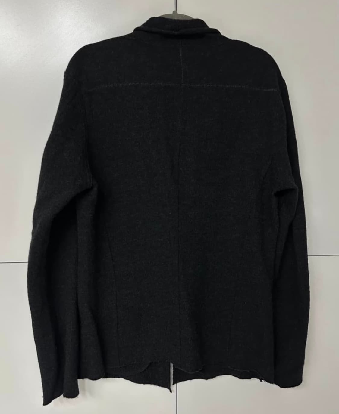 The viridi anne 축융 울 숄카라 가디건 상품이미지2