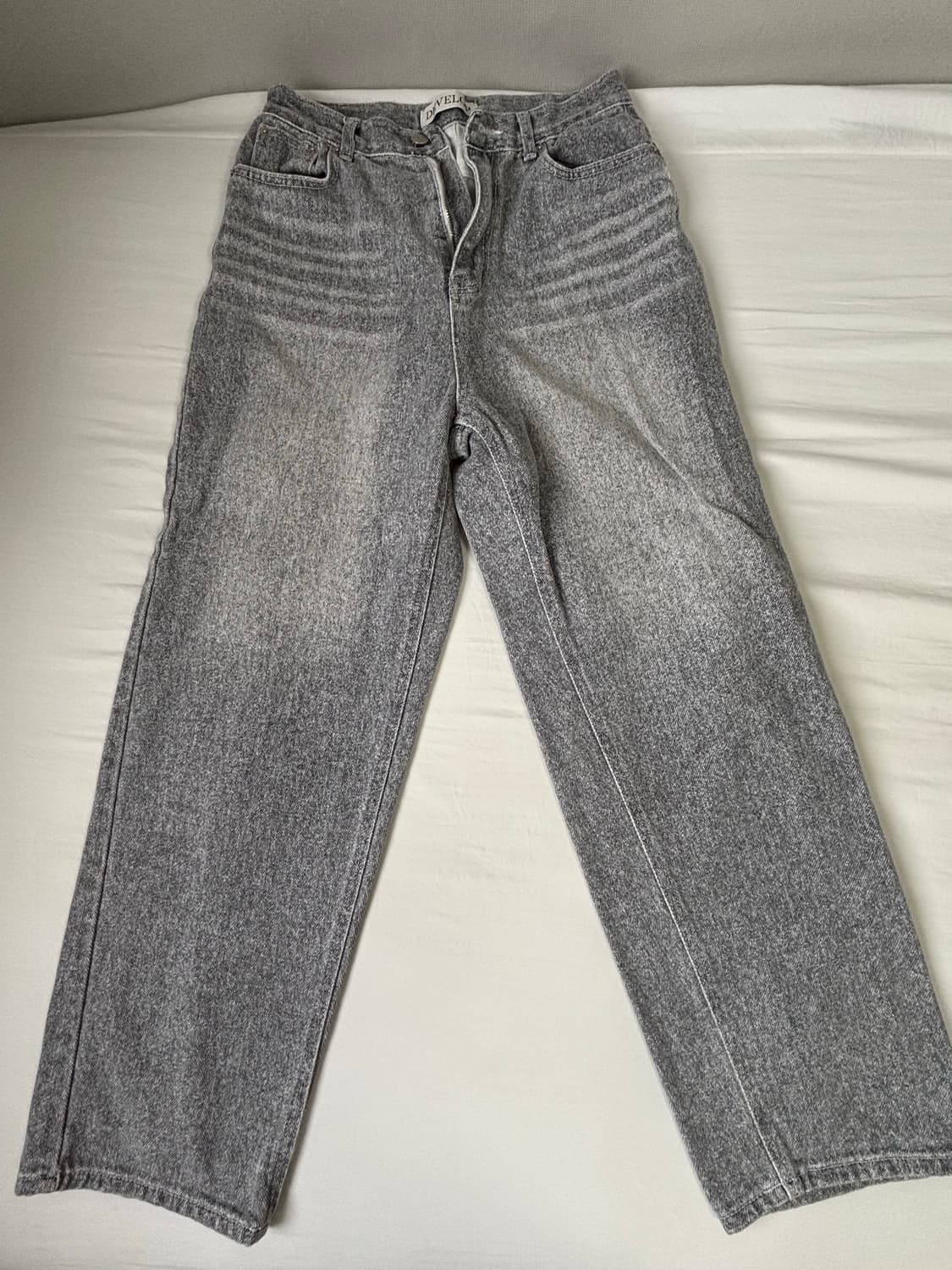 샵페어리 straight icy washing pants grey 상품이미지1