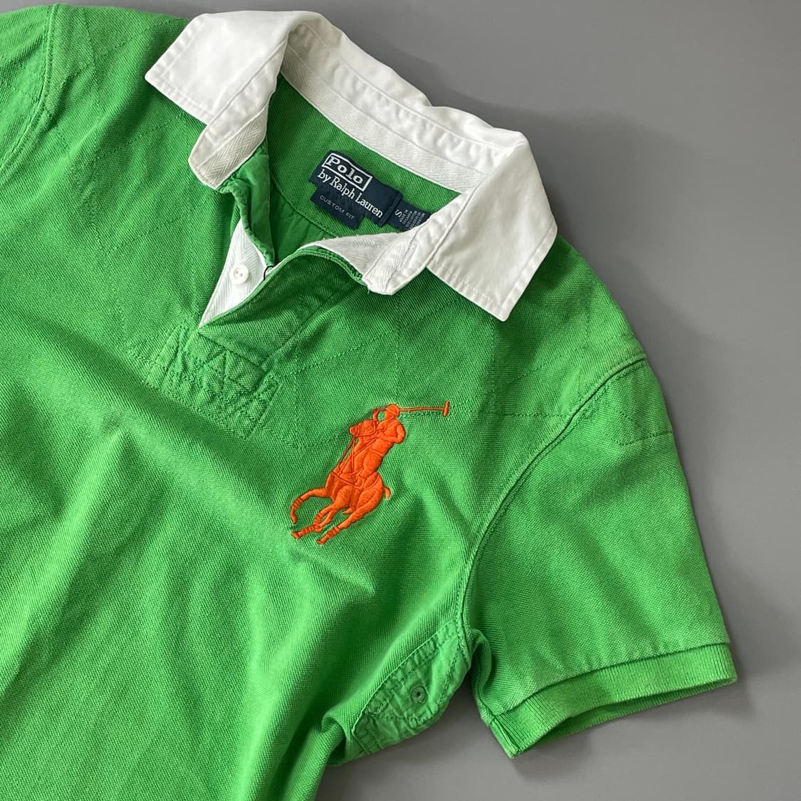 폴로랄프로렌 그린 커스텀핏 빅포니 카라티S 상품이미지5