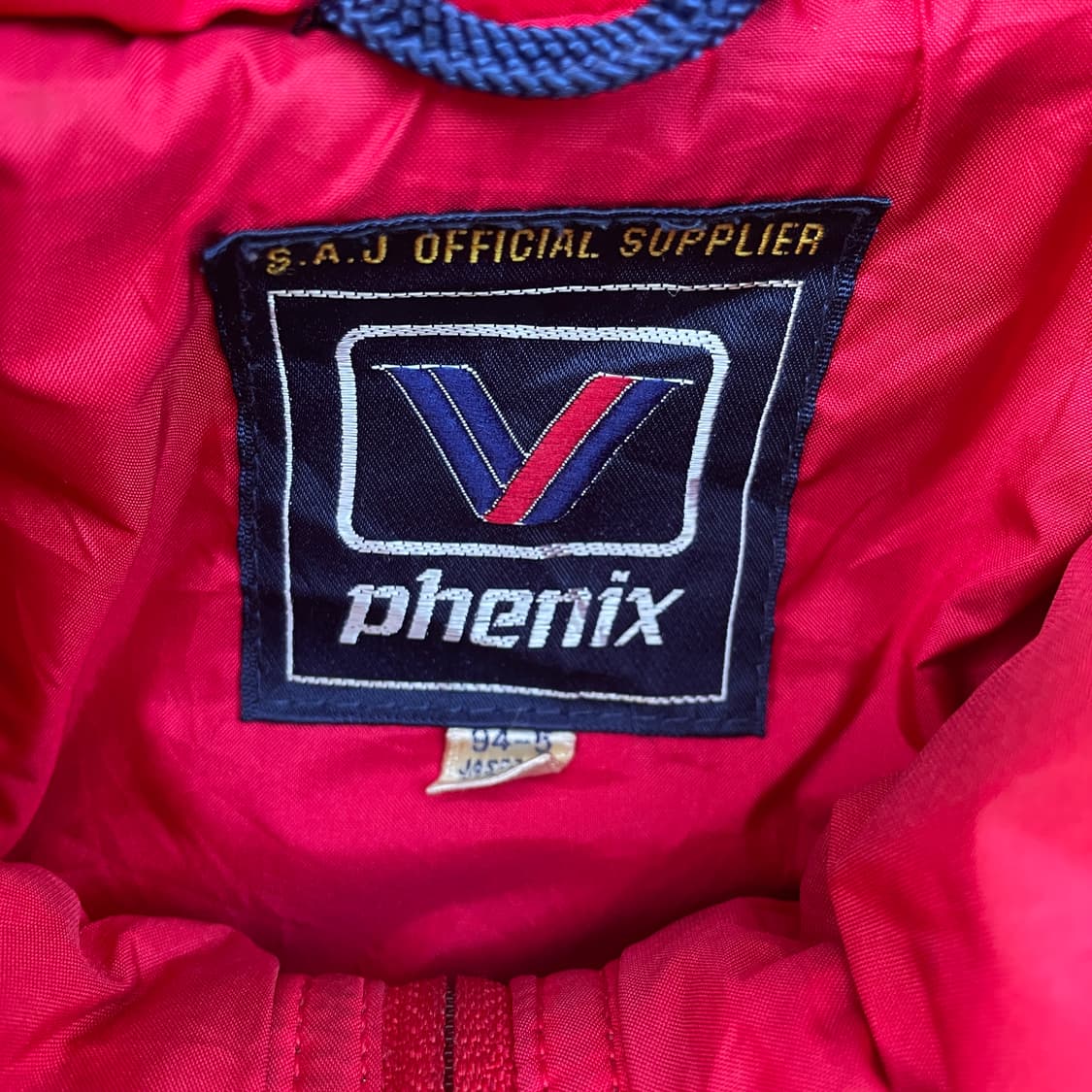 90s 일본 SAJ 공식 브랜드 Phenix 초기 올드스쿨 점퍼 L 상품이미지6