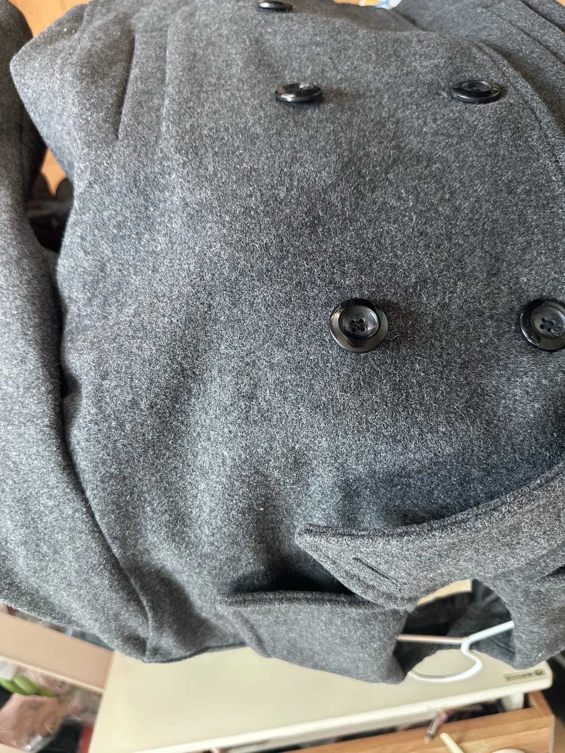 빈티지 회색 코트 상품이미지3