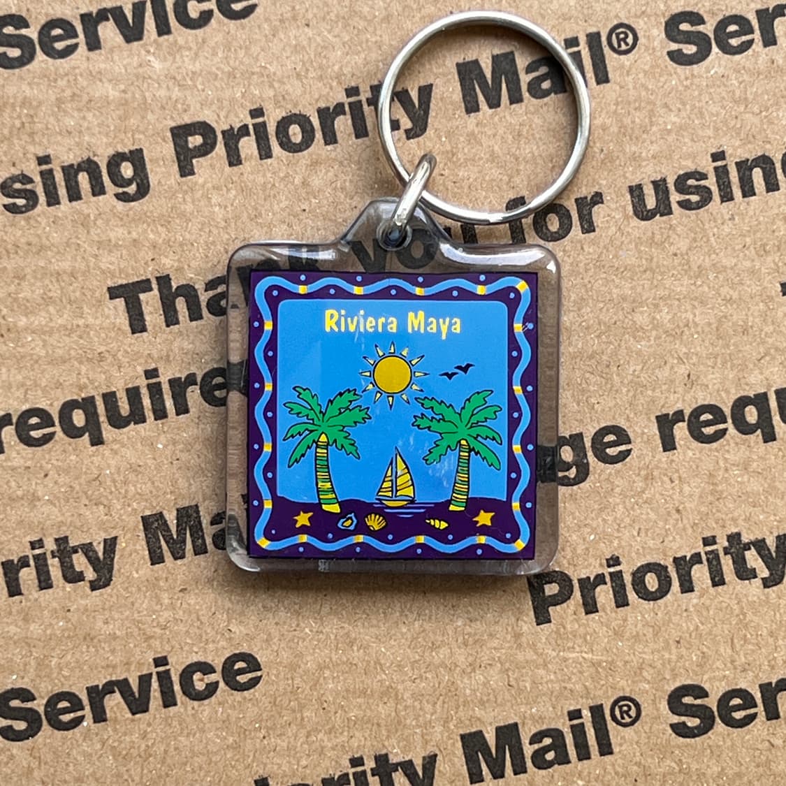 90s vtg Riviera Maya Keyring 상품이미지2