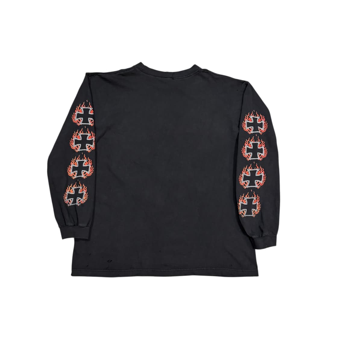 빈티지 Choppers Flaming Cross 롱슬리브 상품이미지3