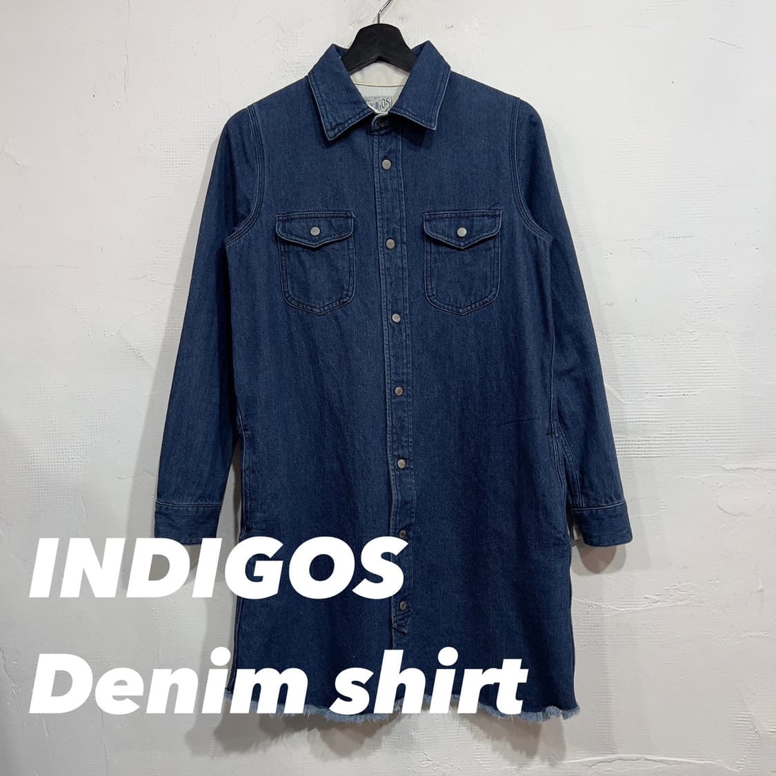 인디고즈 데님 셔츠 상품이미지1