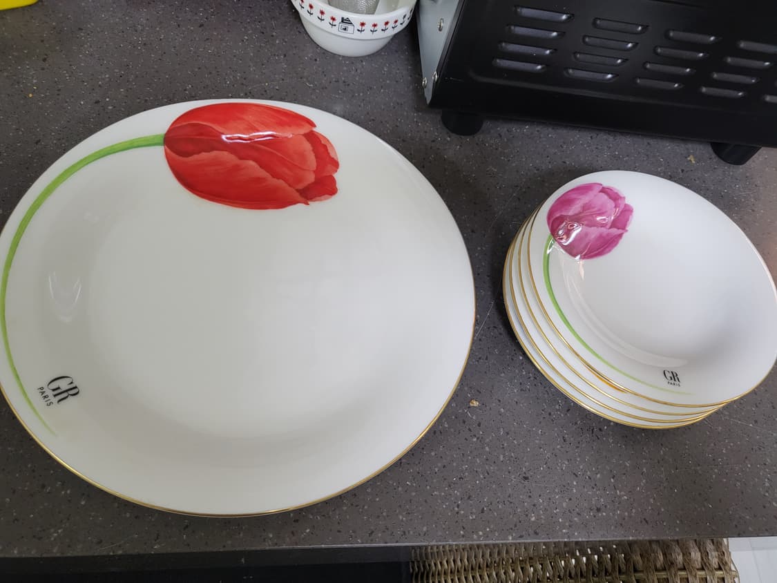 (새제품)Georges Rech Paris 튤립 식기 상품이미지3