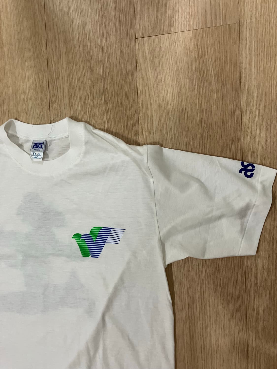 [L] 아식스 made in japan 마라톤 후원 티셔츠 빈티지 상품이미지2