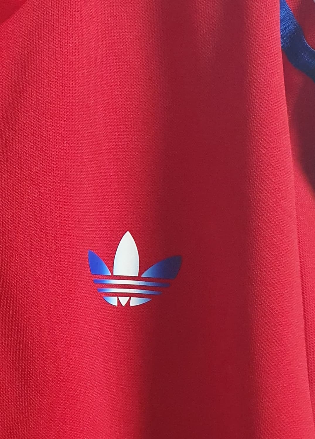 아디다스 져지 파이어버드 트랙탑 레드 블루 105 상품이미지6