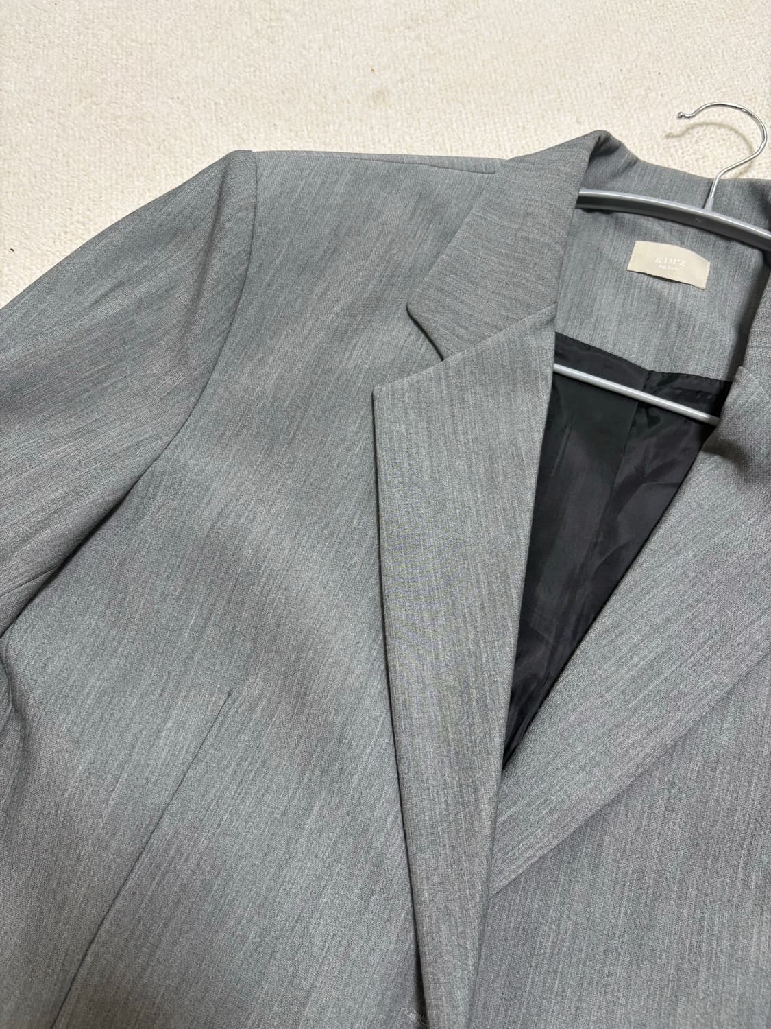 그레이 오버핏 블레이져 상품이미지2