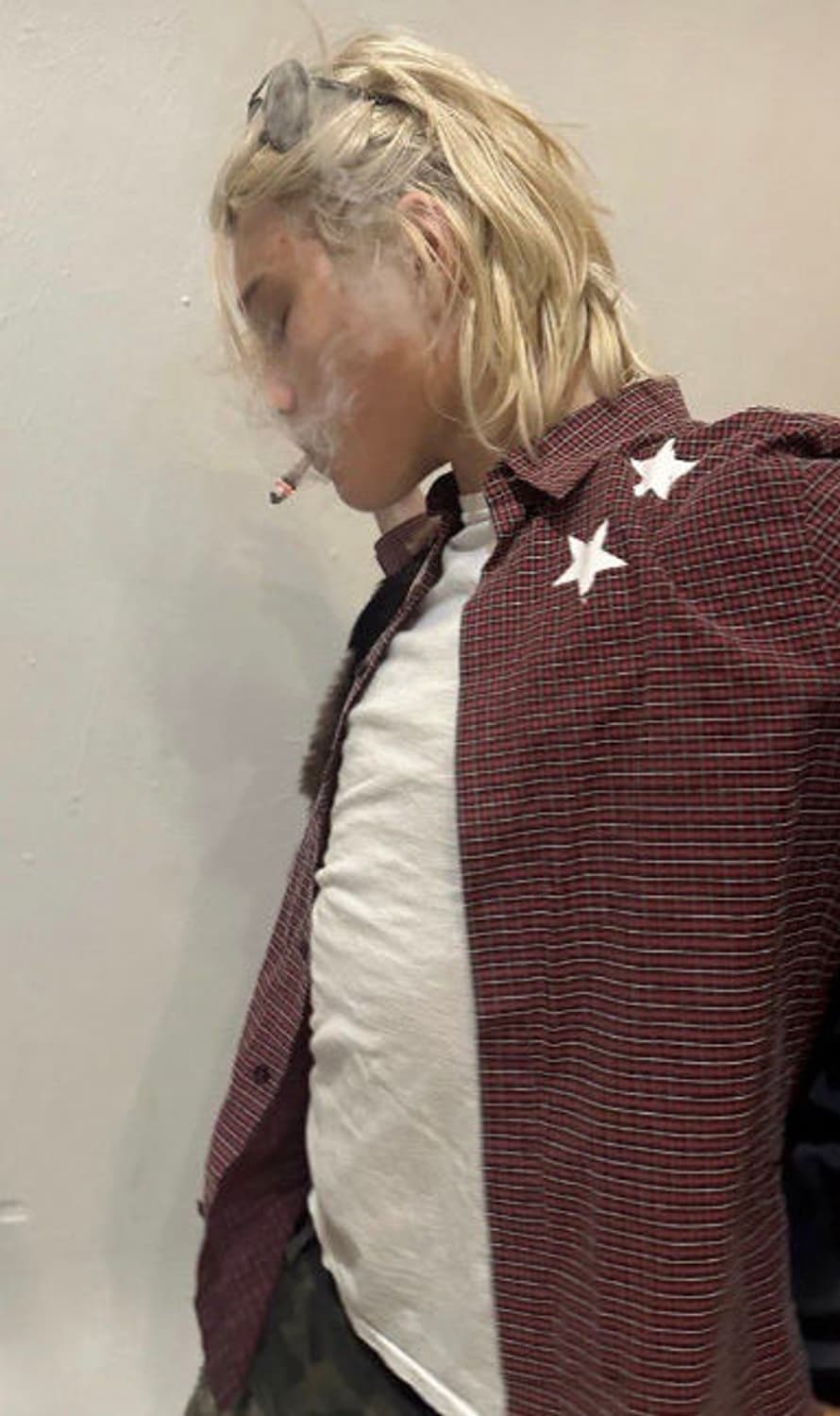 지방시 스타패치 체크셔츠 상품이미지1