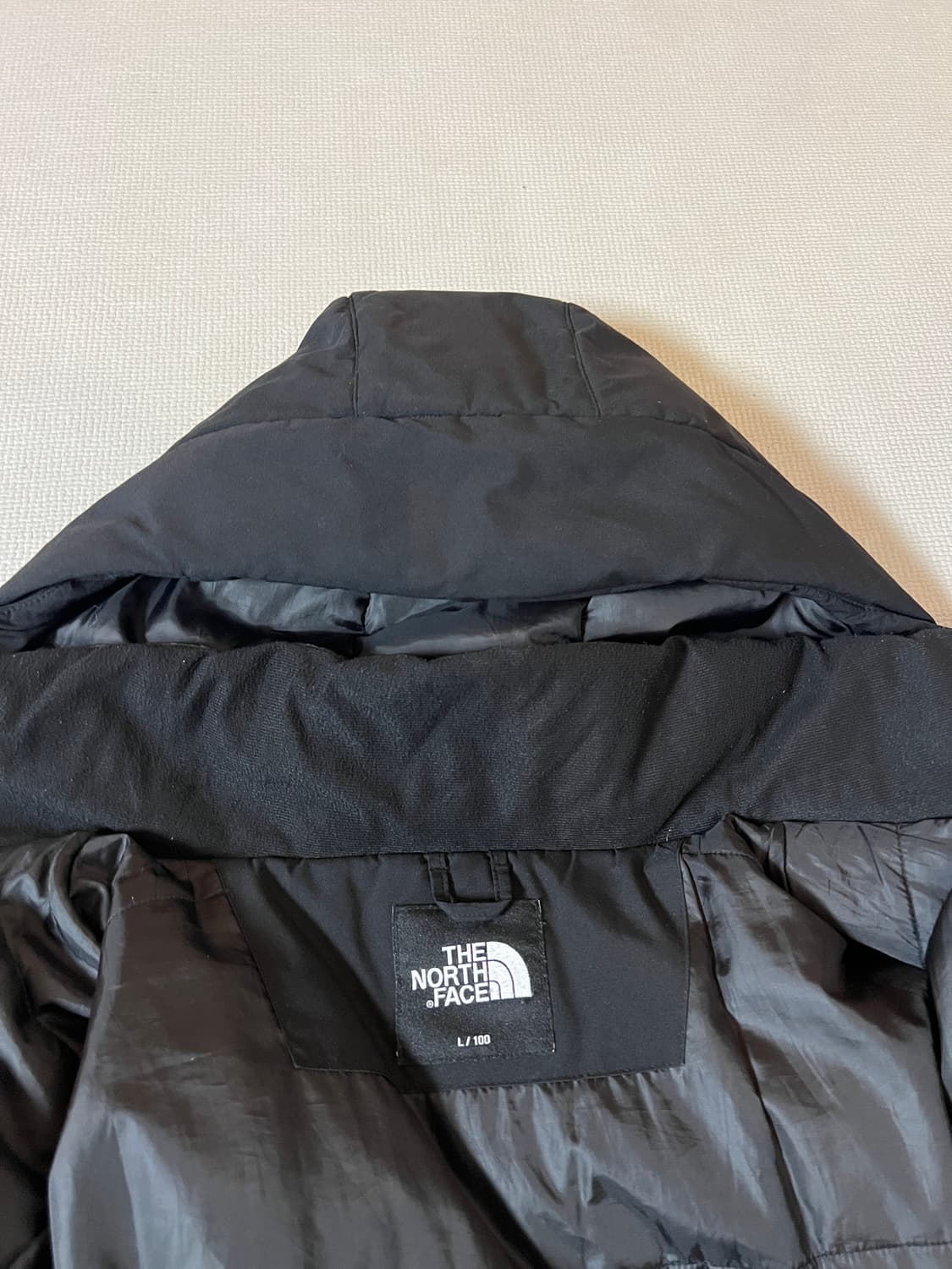 무료배송 - 노스페이스 구스다운 드라이벤트 롱패딩(블랙) L 100 상품이미지3