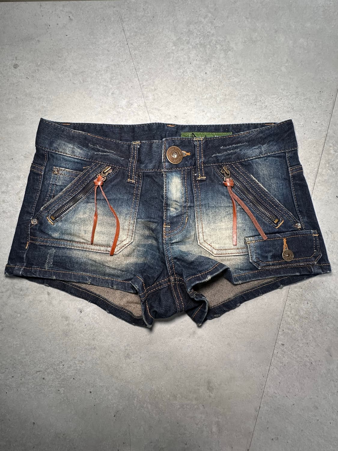 JEEP 빈티지 워싱 데님 쇼츠 상품이미지1