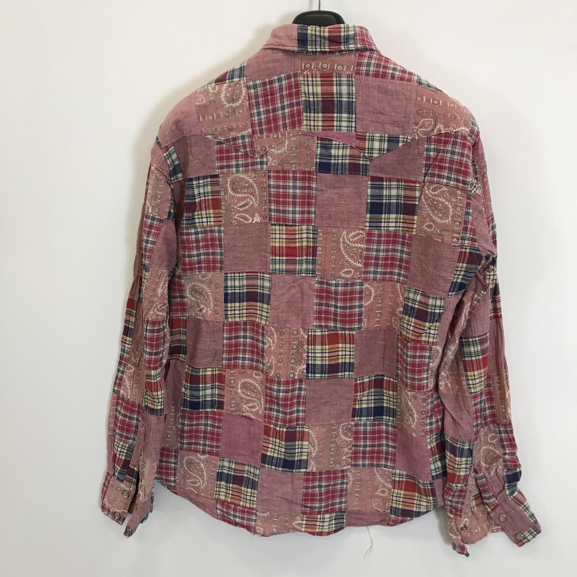 SPICE ISLAND JPN 패치워크 체크셔츠 [L] 상품이미지3