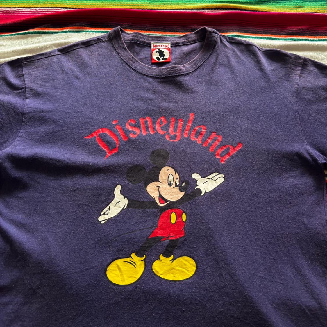 90s USA Disneyland Mickey mouse T shirt 상품이미지3
