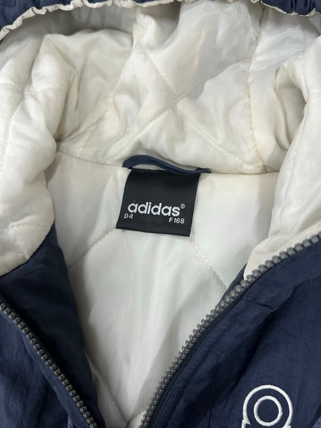 아디다스 90년대 빈티지 빅 트레포일 누빔 자켓 상품이미지6