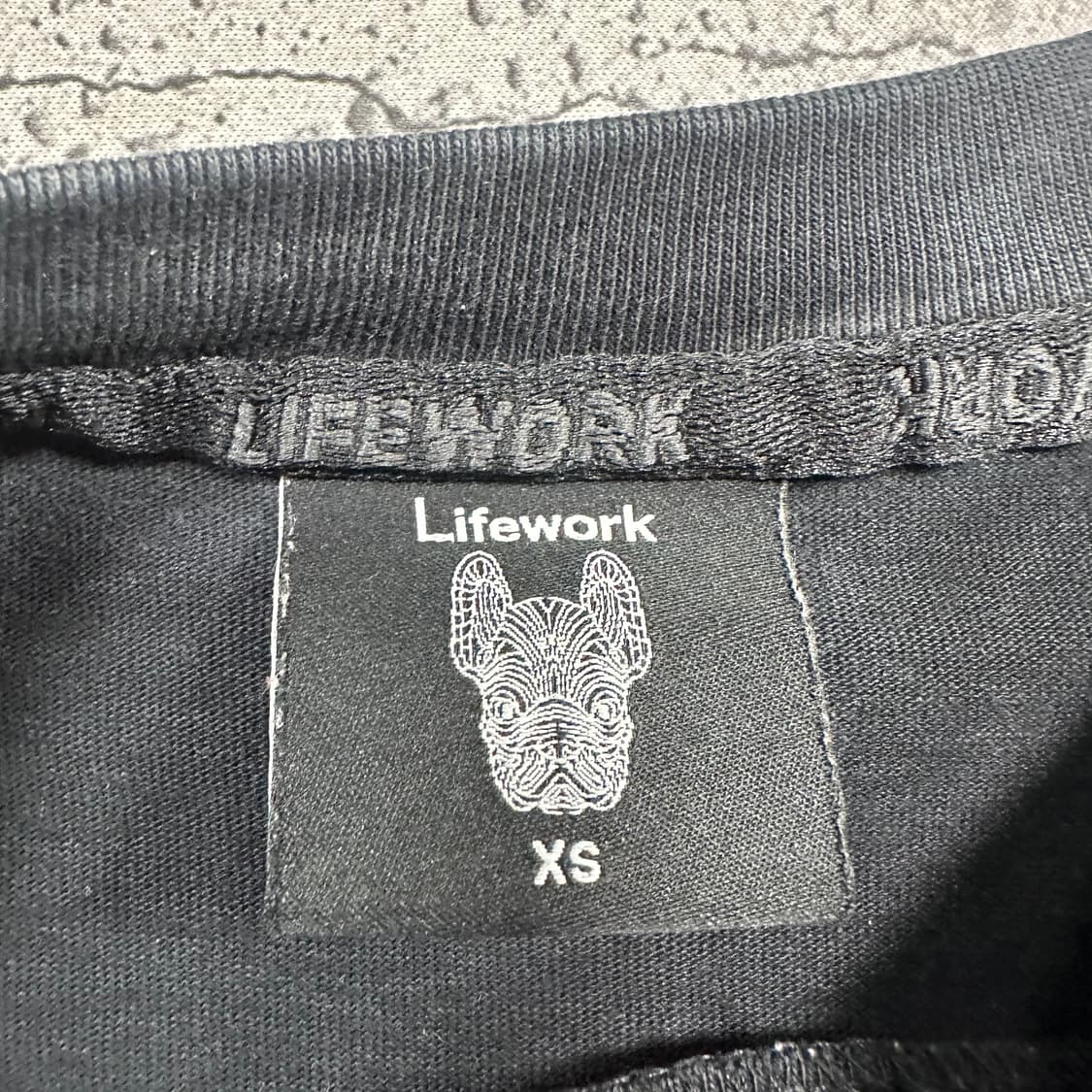 ✨ (바배) 라이프워크 블랙 반팔티 상품이미지3