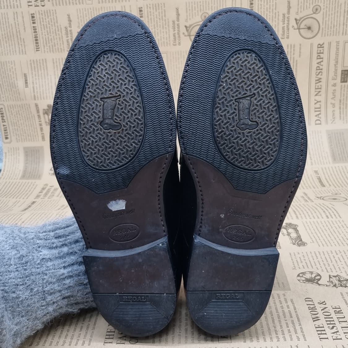 금강리갈 남성정장구두 실사이즈255 상품이미지3