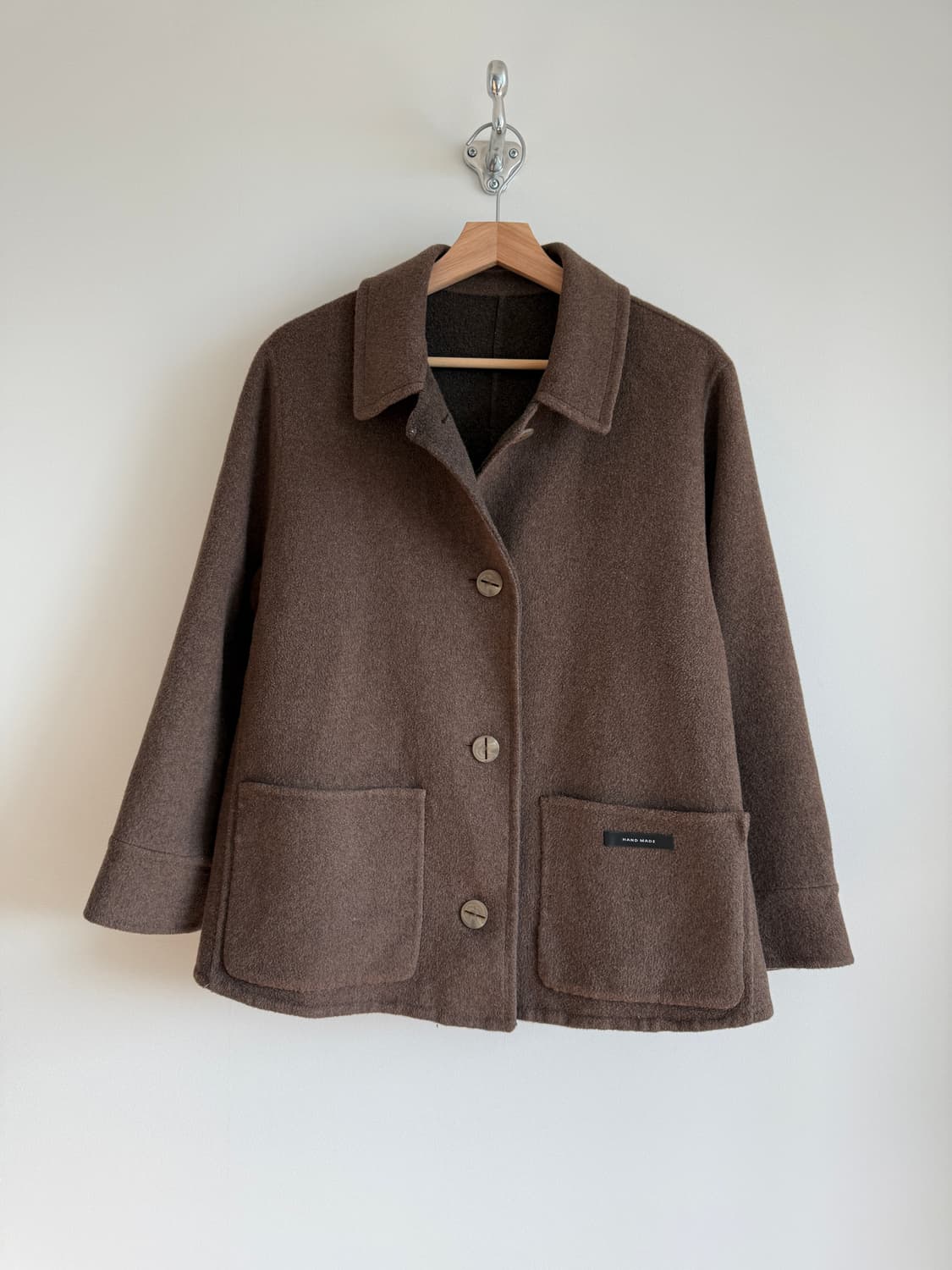 HAND MADE 울&캐시미어 블렌드 자켓 상품이미지1
