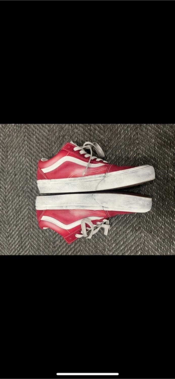 반스 올드스쿨 웨이브워시드 레드 상품이미지3