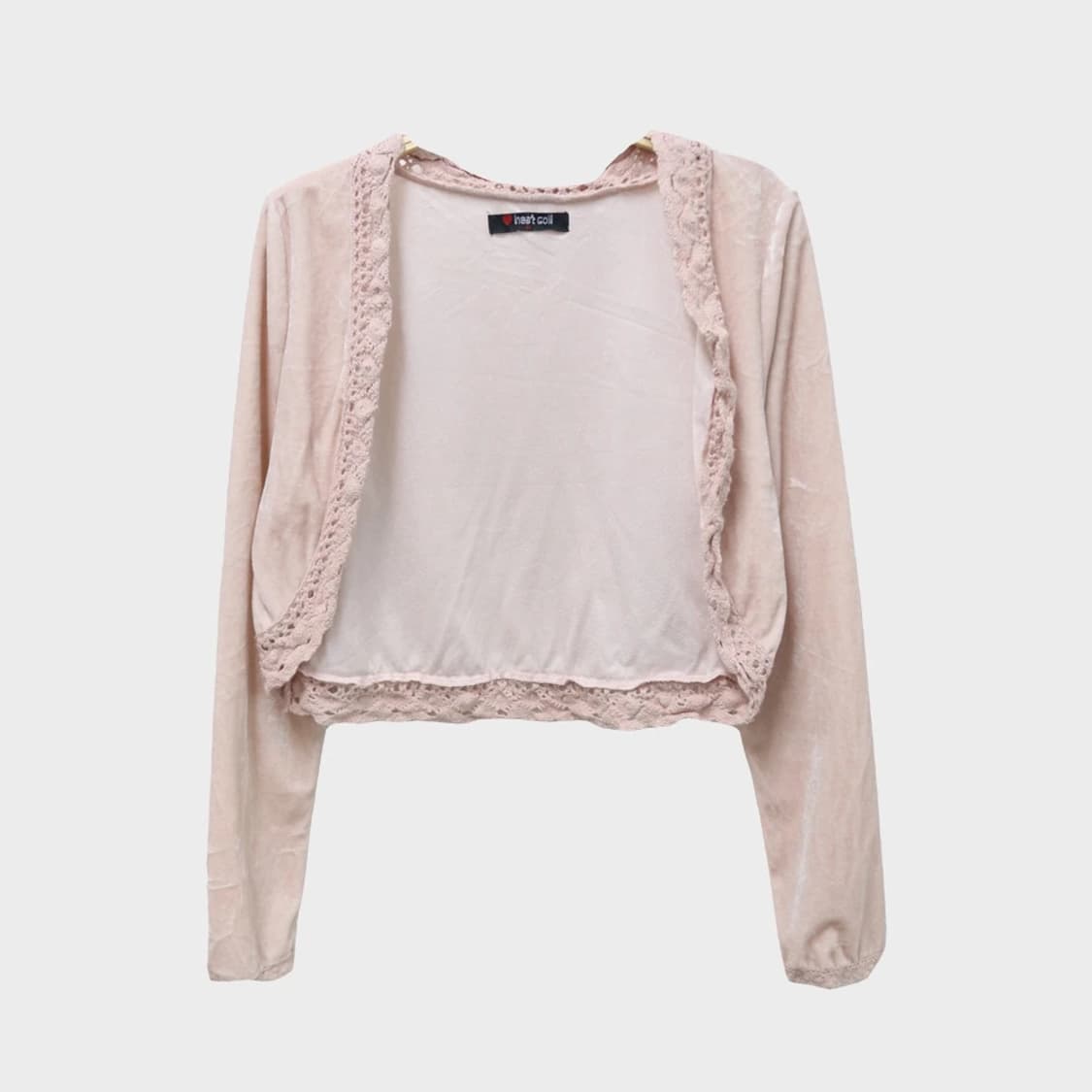 HEAT COIL 히메갸루 핑크 벨벳 볼레로 60775 상품이미지1