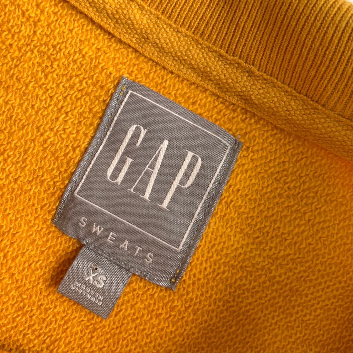 갭 GAP 1969 머스터드 빈티지 맨투맨 1863 상품이미지4