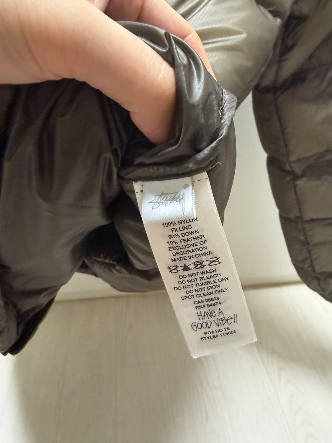 스투시 미드웨이트 푸퍼 토프 L 상품이미지3