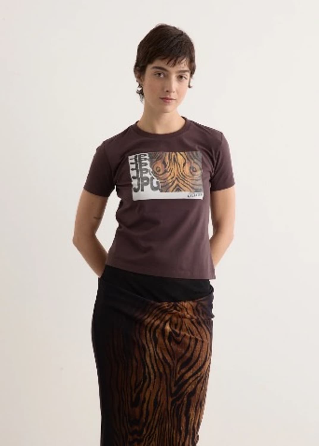 [M]장폴고티에 25ss 티셔츠/브라운 상품이미지1