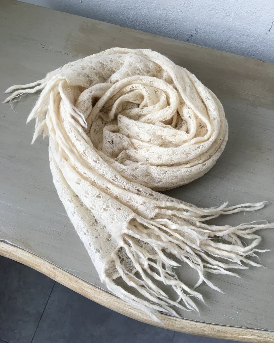 crochet knit muffler 상품이미지1