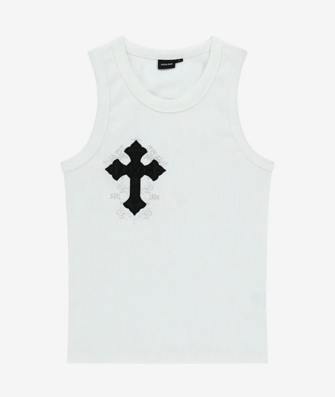 아캄 슬리브리스 나시 화이트 1 / AKM CROS2 Sleeveless 상품이미지1
