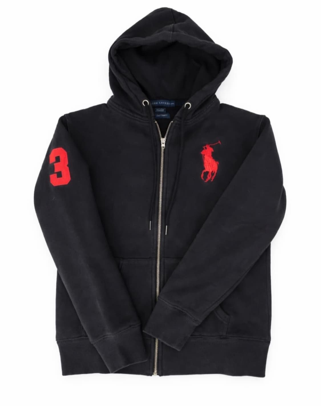 (구해요)폴로 빅포니 블랙 후드집업 상품이미지1