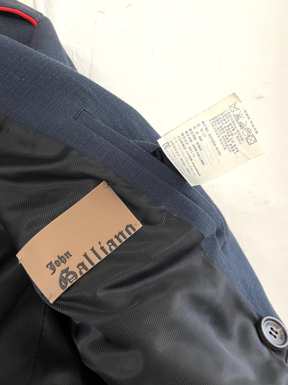 존갈리아노 2012SS 런웨이 아카이브 나폴레옹 코트 상품이미지8