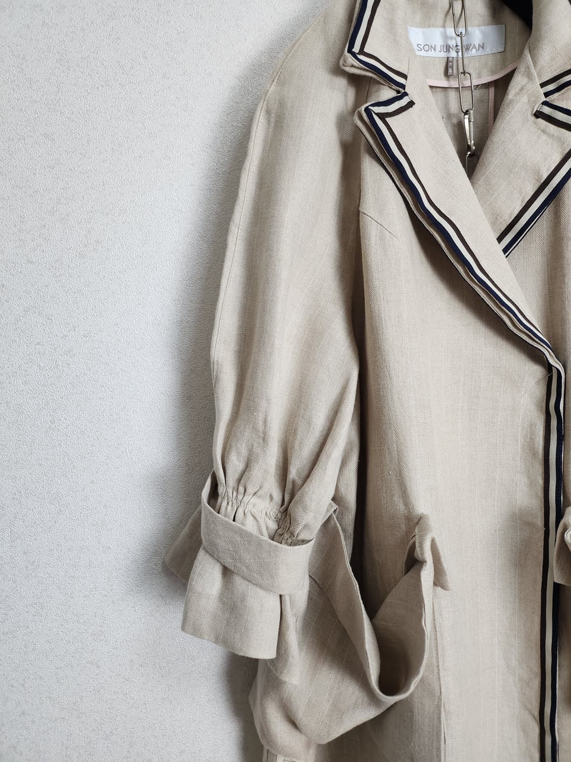 손정완 린넨100% 코트55 66 상품이미지4