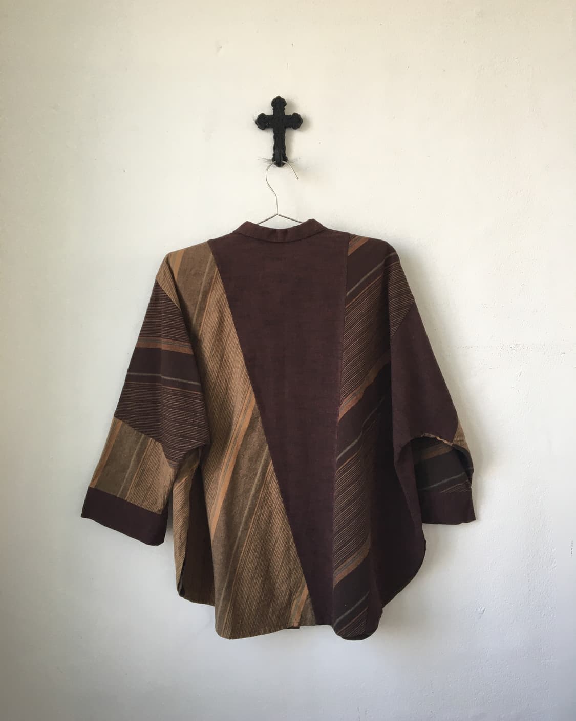 Stripe pattern mixed shirt 상품이미지3