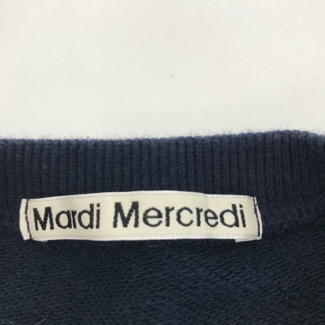 마르디 메크르디 스웻셔츠 네이비 [F] 상품이미지4