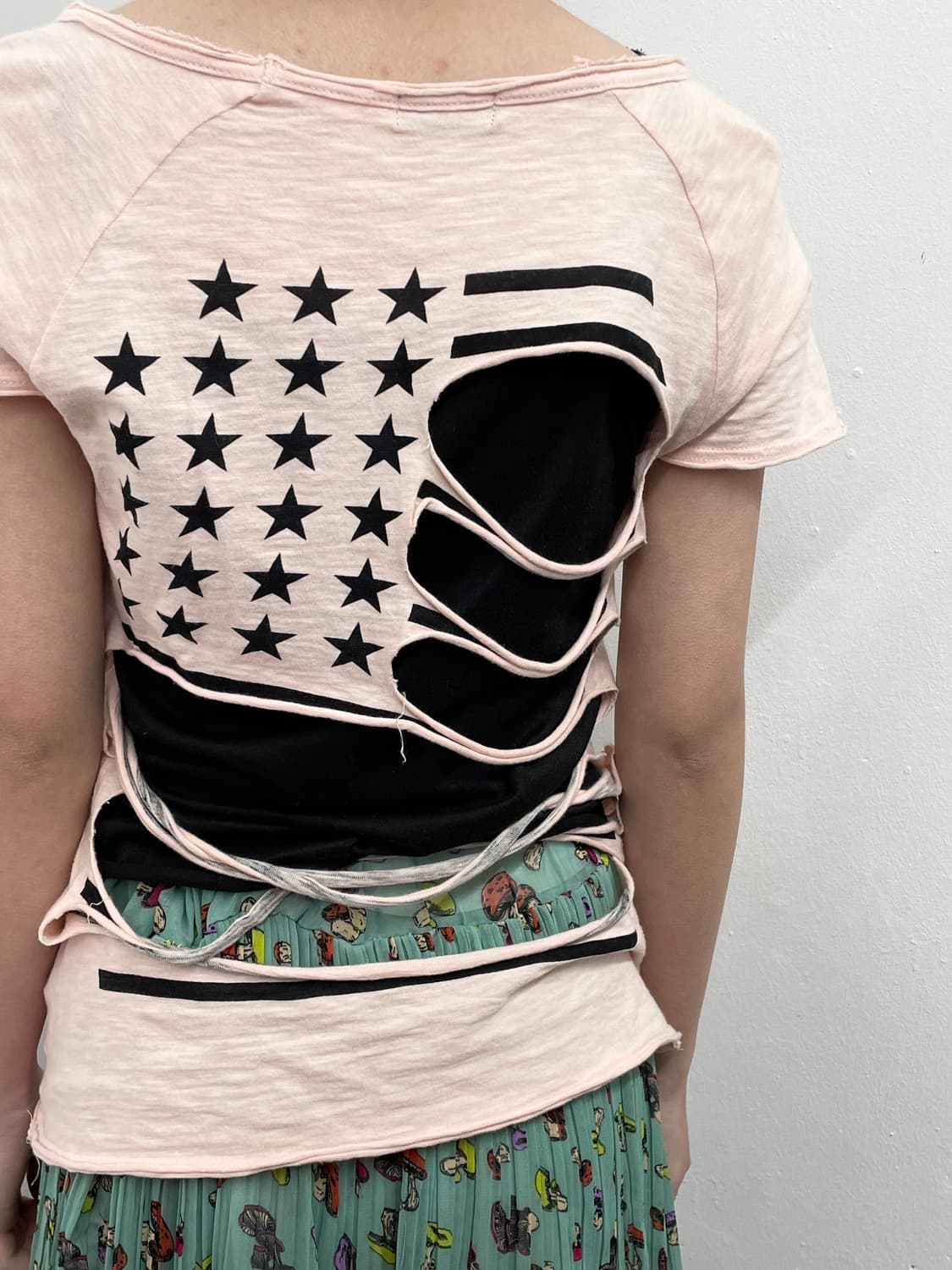 ROCK 슬래시 펑크 데미지 티셔츠 상품이미지5