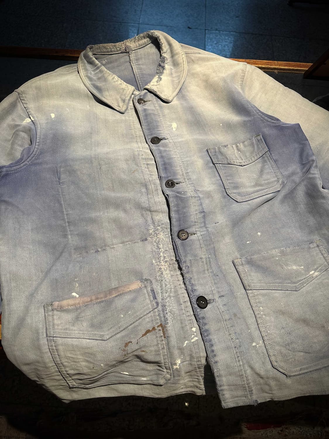 50s French Moleskin Work Jacket 상품이미지10