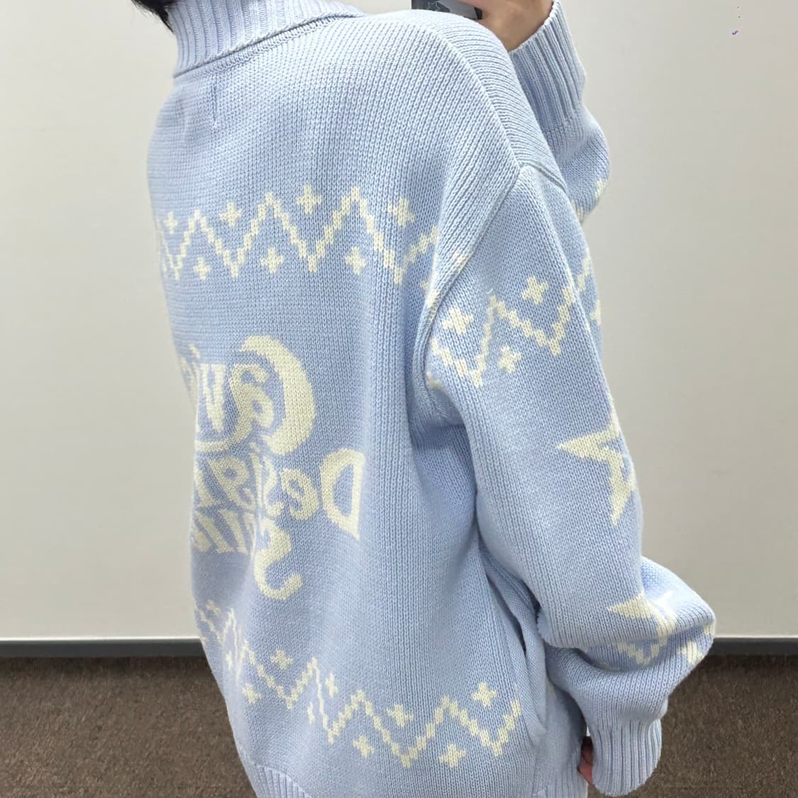 CAVISH 카비시 캣츠 스카이블루 코위찬 가디건 상품이미지2