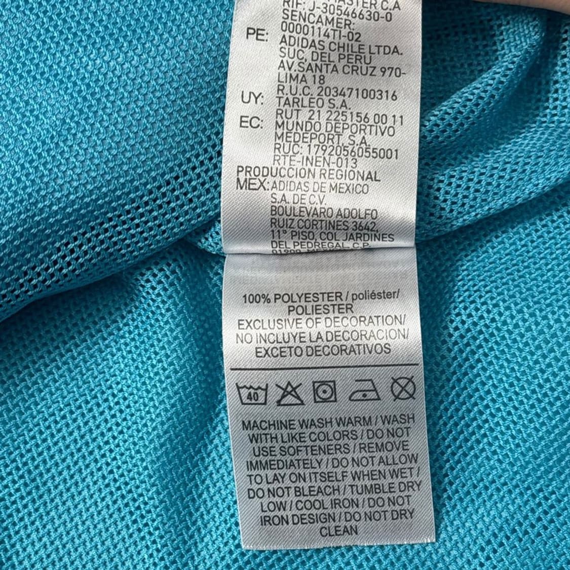 ADIDAS 레알 마드리드 윈드브레이커 자켓 블루 XL 상품이미지7