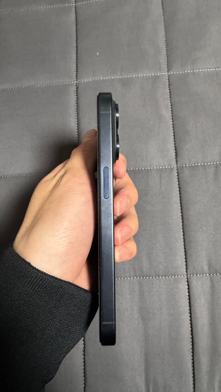 아이폰 15프로 블루 256g 배성100 상품이미지5