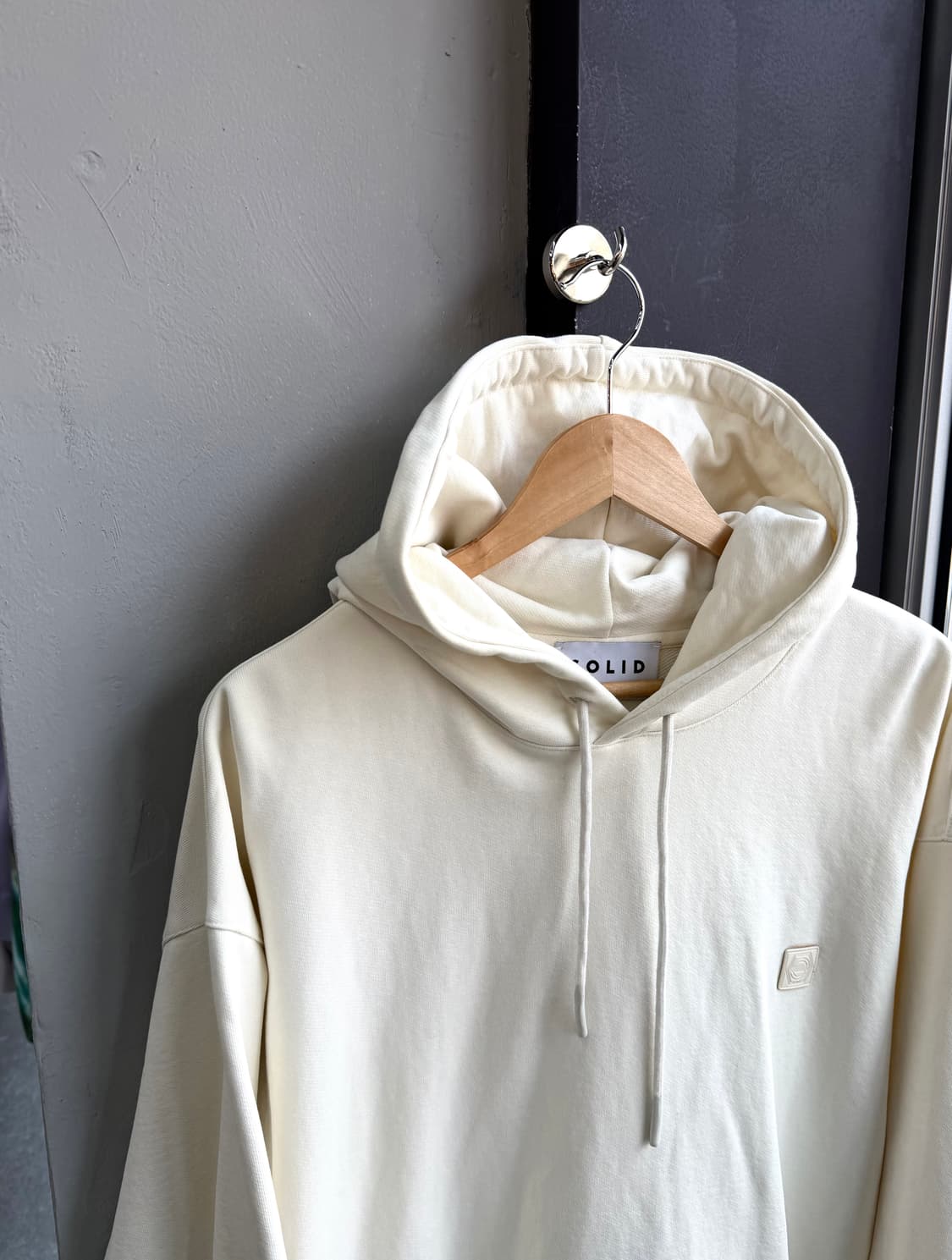 50/ 솔리드옴므 23-24FW 백스프레드 후드티 상품이미지4