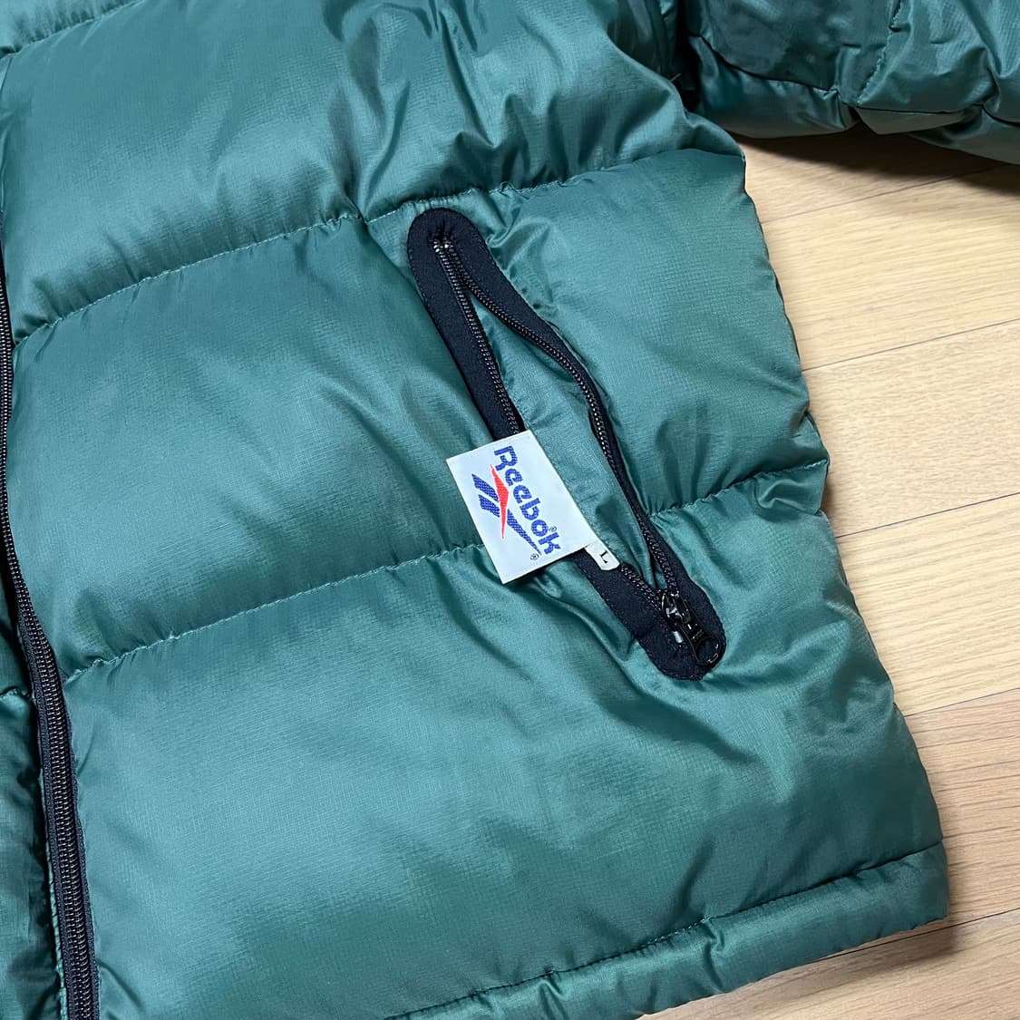 90년대 올드 리복 리버시블 패딩 상품이미지5