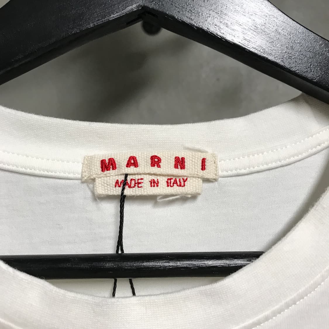 마르니 화이트 반팔 티셔츠 38(W) 상품이미지5