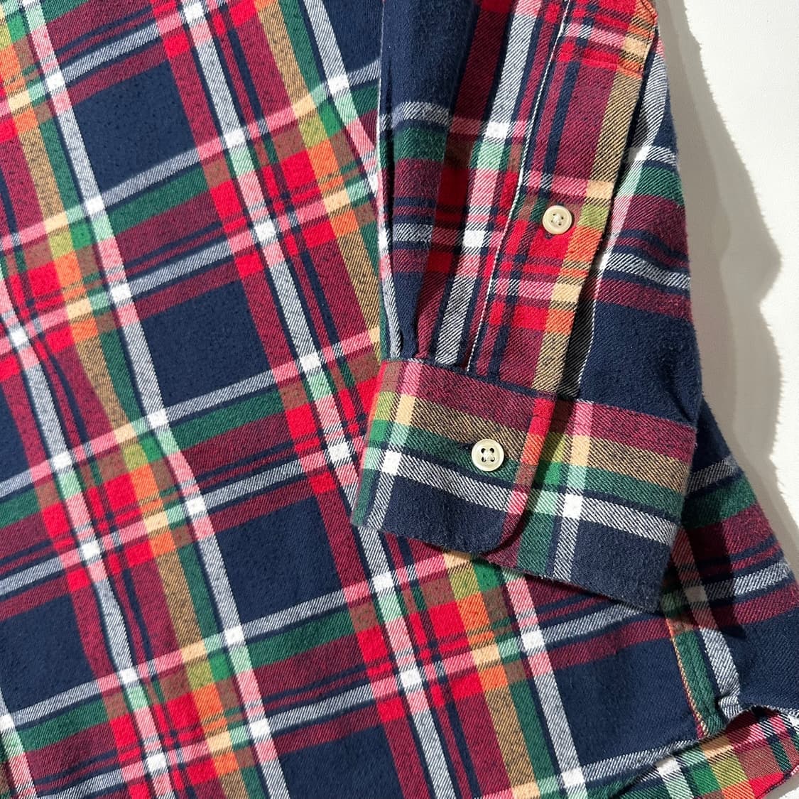 폴로 랄프로렌 클래식핏 퍼포먼스 플란넬 체크 셔츠 상품이미지5