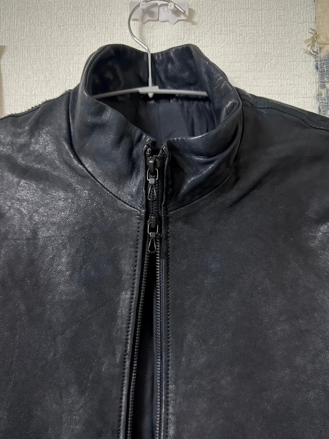 artisanal goatskin leather jacket 상품이미지2