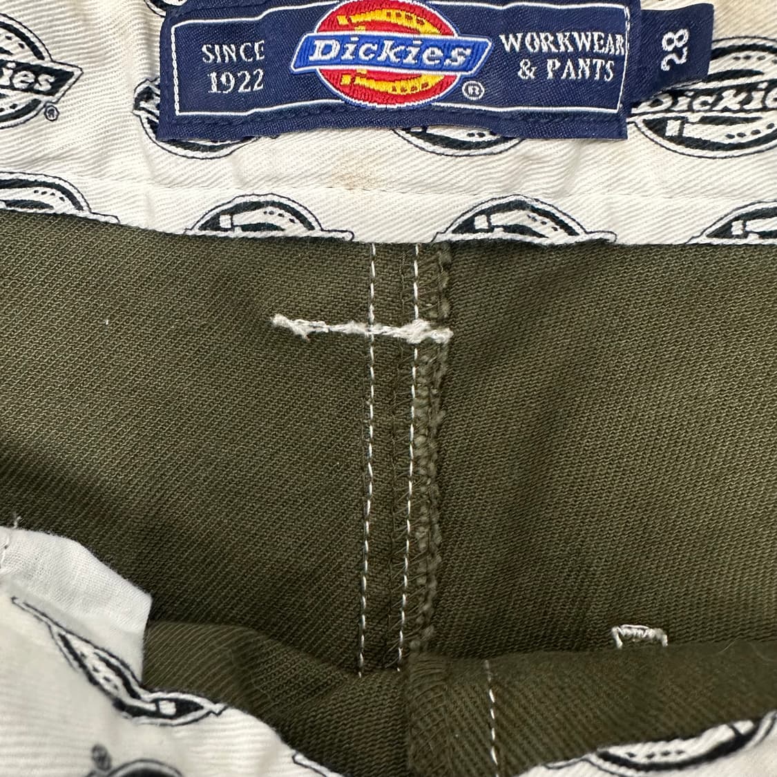 Dickies 디키즈 카펜터 팬츠 바지 카키 28인치 상품이미지4