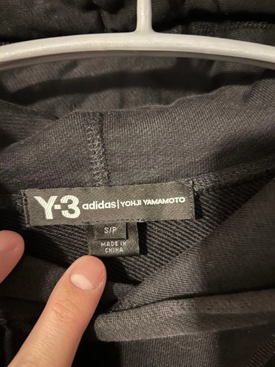 Y-3 스택 로고 후드티 상품이미지3