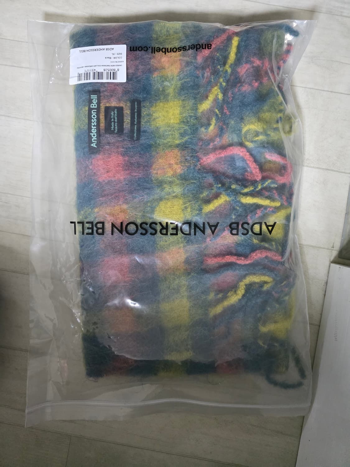 앤더슨벨 베네토 체크 머플러 상품이미지1