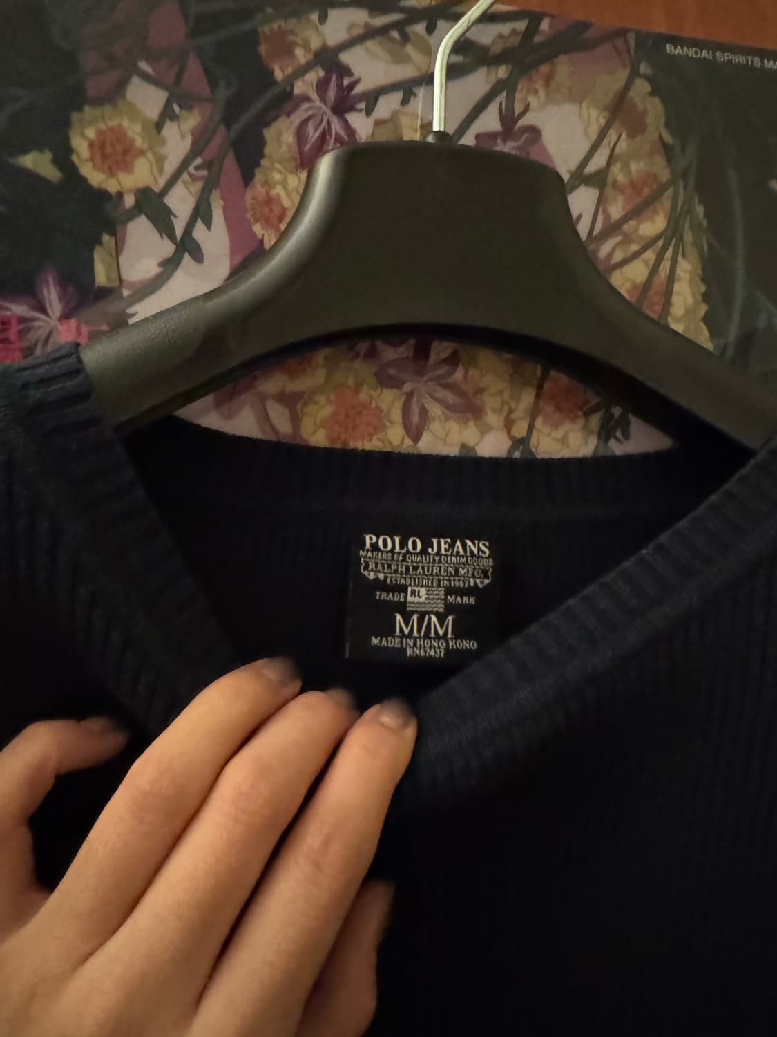 폴로진스 빈티지 니트 네이비 M 상품이미지5