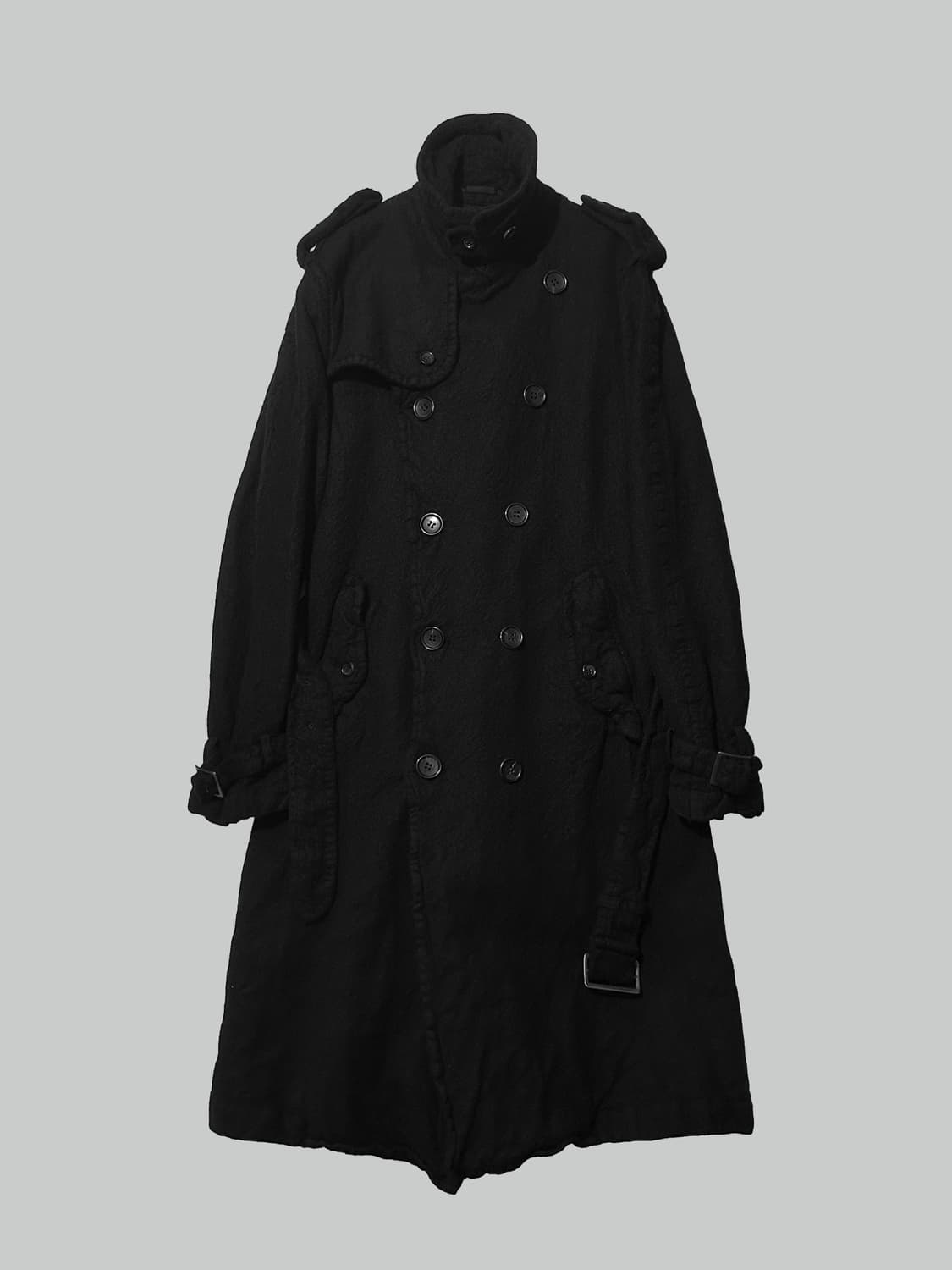 꼼데가르송 옴므 축융 울 트렌치 코트 상품이미지2