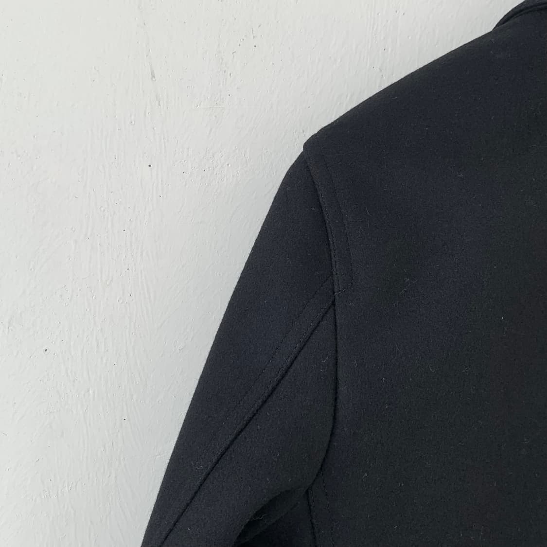 띠어리 멜튼울 피코트 블랙 s 상품이미지6